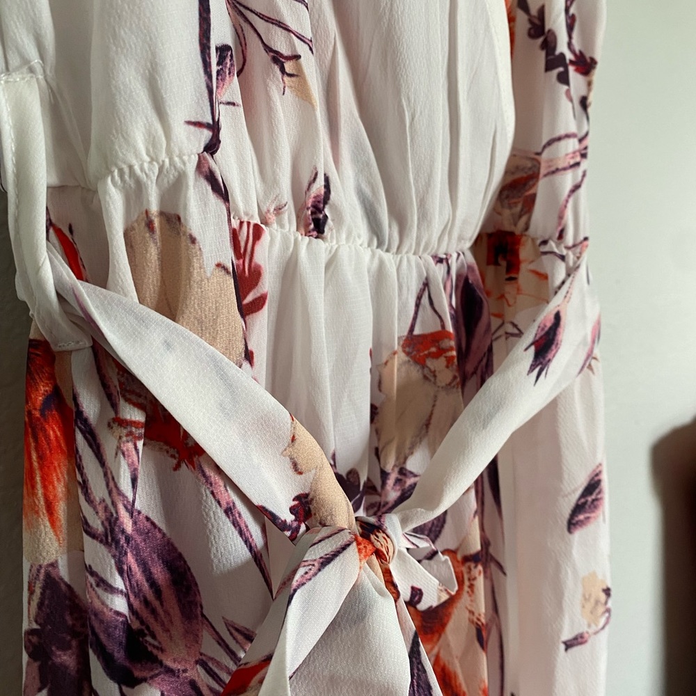 FLORAL SLEEVELESS MAXI DRESS - Picture 11 of 11